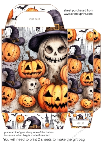 ....And pumpkins Halloween gift bag 2