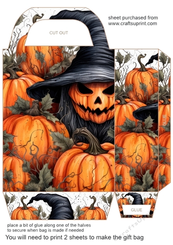 ....And pumpkins Halloween gift bag 7