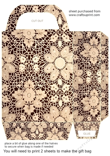 Lace gift bag (N) 5