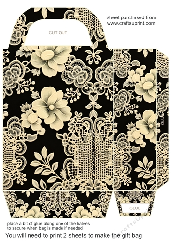 Lace gift bag (N) 6
