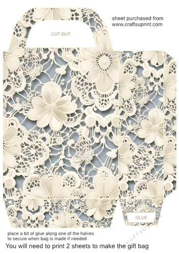 Lace gift bag (N) 8