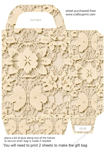 Lace gift bag (N) 9