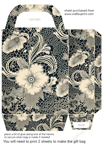 Lace gift bag (N) 10