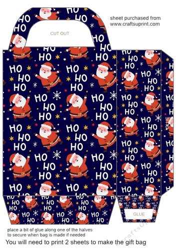 Christmas themed gift bag 5