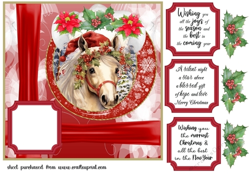 Christmas on the farm card front 5