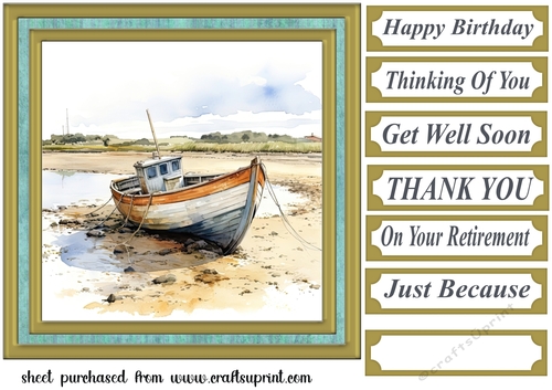 Low tide card front 7