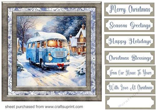 Winter van card front 7