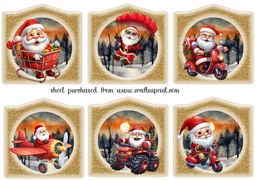 6 Santas new ride toppers 2
