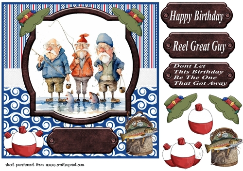Seniors fishing card front(7.25x7.25 aprox) 2