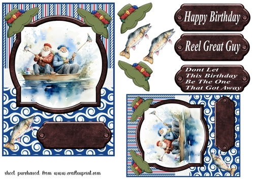 Seniors fishing card front(5x7 aprox) 3