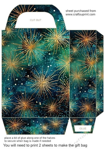 Christmas sparkle gift bag 4