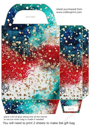 Christmas sparkle gift bag 7