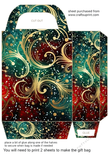 Christmas sparkle gift bag 8