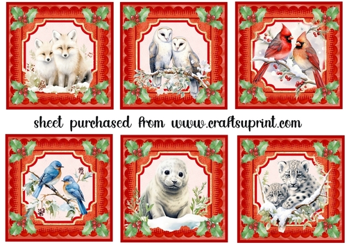 6 Winter animal toppers 2