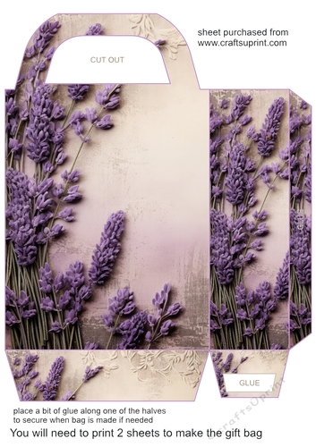 Lavender gift bag 1