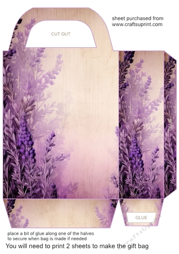 Lavender gift bag 2