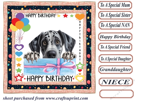 Pup Happy Birthday card front 19
