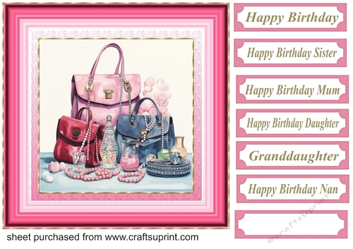 Pink Ladies accessories card front 1