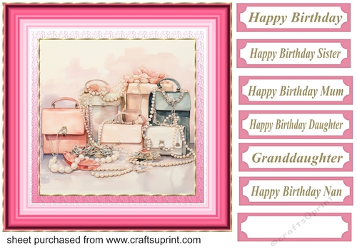Pink Ladies accessories card front 5