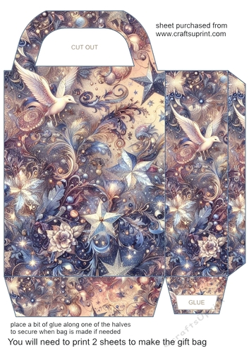 Christmas fantasy gift bag 3