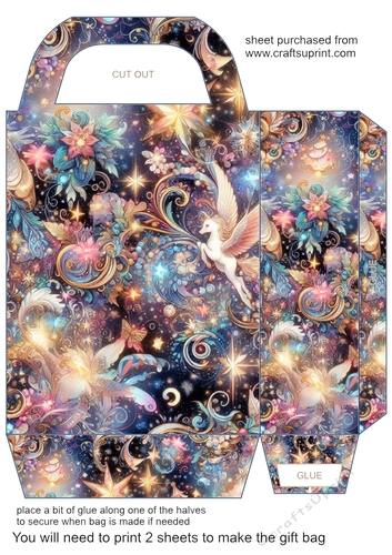 Christmas fantasy gift bag 4