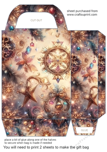 Christmas fantasy gift bag 5