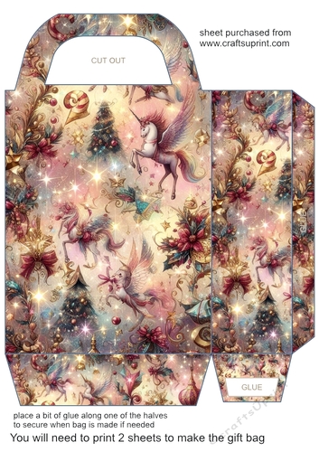Christmas fantasy gift bag 6