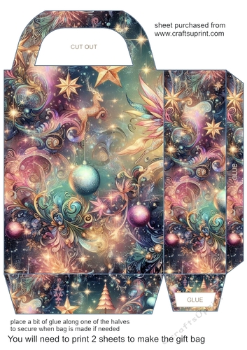 Christmas fantasy gift bag 7