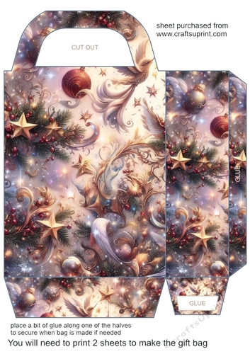 Christmas fantasy gift bag 8