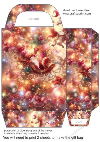 Christmas fantasy gift bag 10