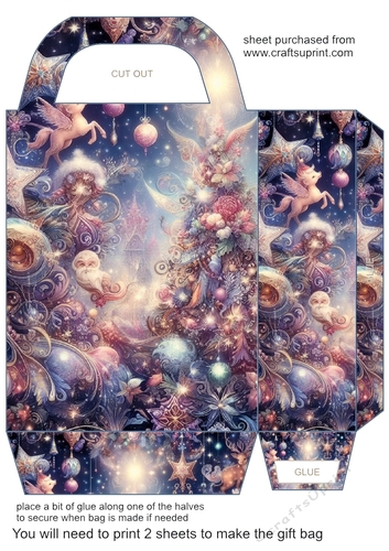 Christmas is coming gift bag 6