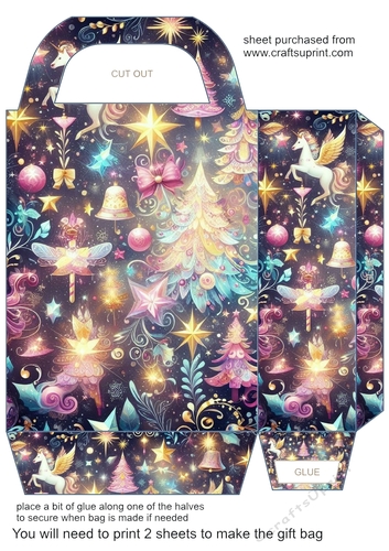 Enchanted Christmas gift bag 2