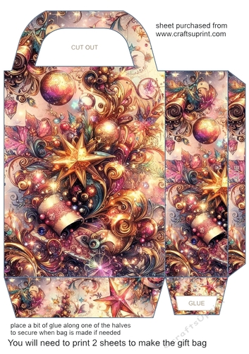 Enchanted Christmas gift bag 3