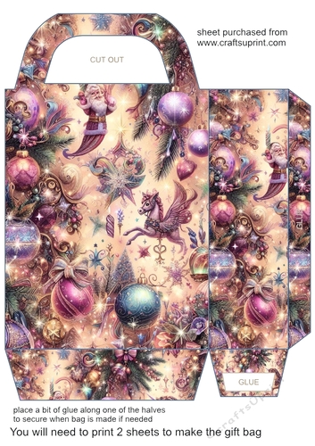 Enchanted Christmas gift bag 4