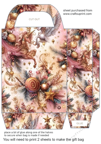 Enchanted Christmas gift bag 5