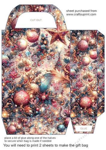Enchanted Christmas gift bag 8