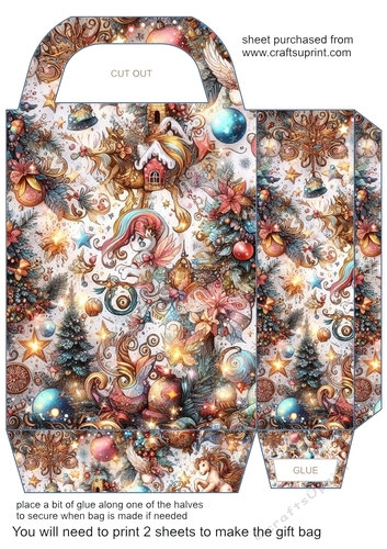 Enchanted Christmas gift bag 9