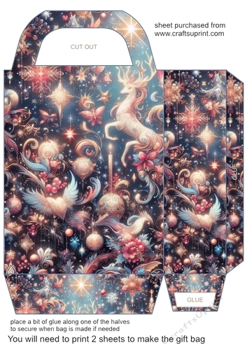 Enchanted Christmas gift bag 14