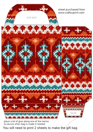 Christmas jumper gift bag 2