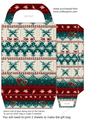 Christmas jumper gift bag 3