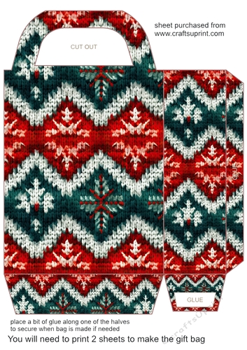 Christmas jumper gift bag 5