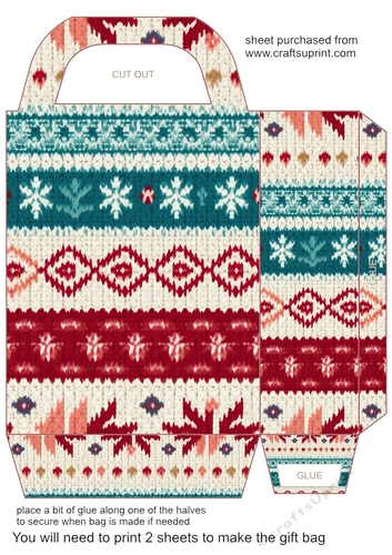 Christmas jumper gift bag 6