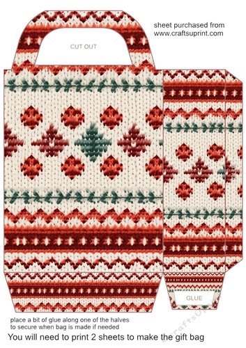 Christmas jumper gift bag 9