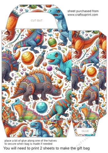 All about the Dino gift bag 2