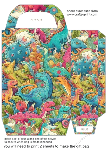 All about the Dino gift bag 3