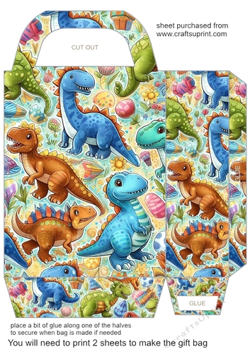 All about the Dino gift bag 5