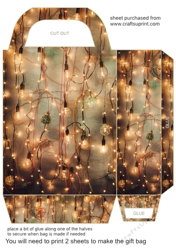 Christmas lights gift bag 3