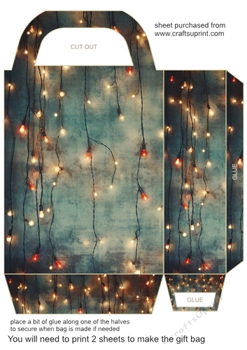 Christmas lights gift bag 5