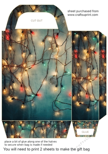 Christmas lights gift bag 6