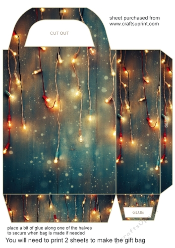Christmas lights gift bag 7